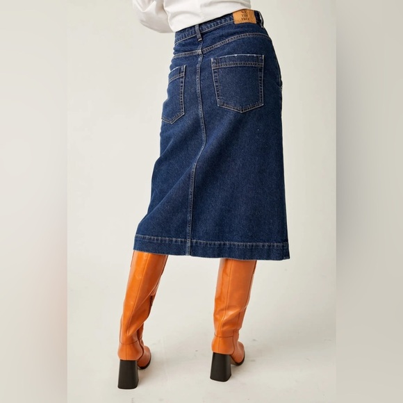 Free people We The Free Wild Roses Midi Skirt - Picture 2 of 8